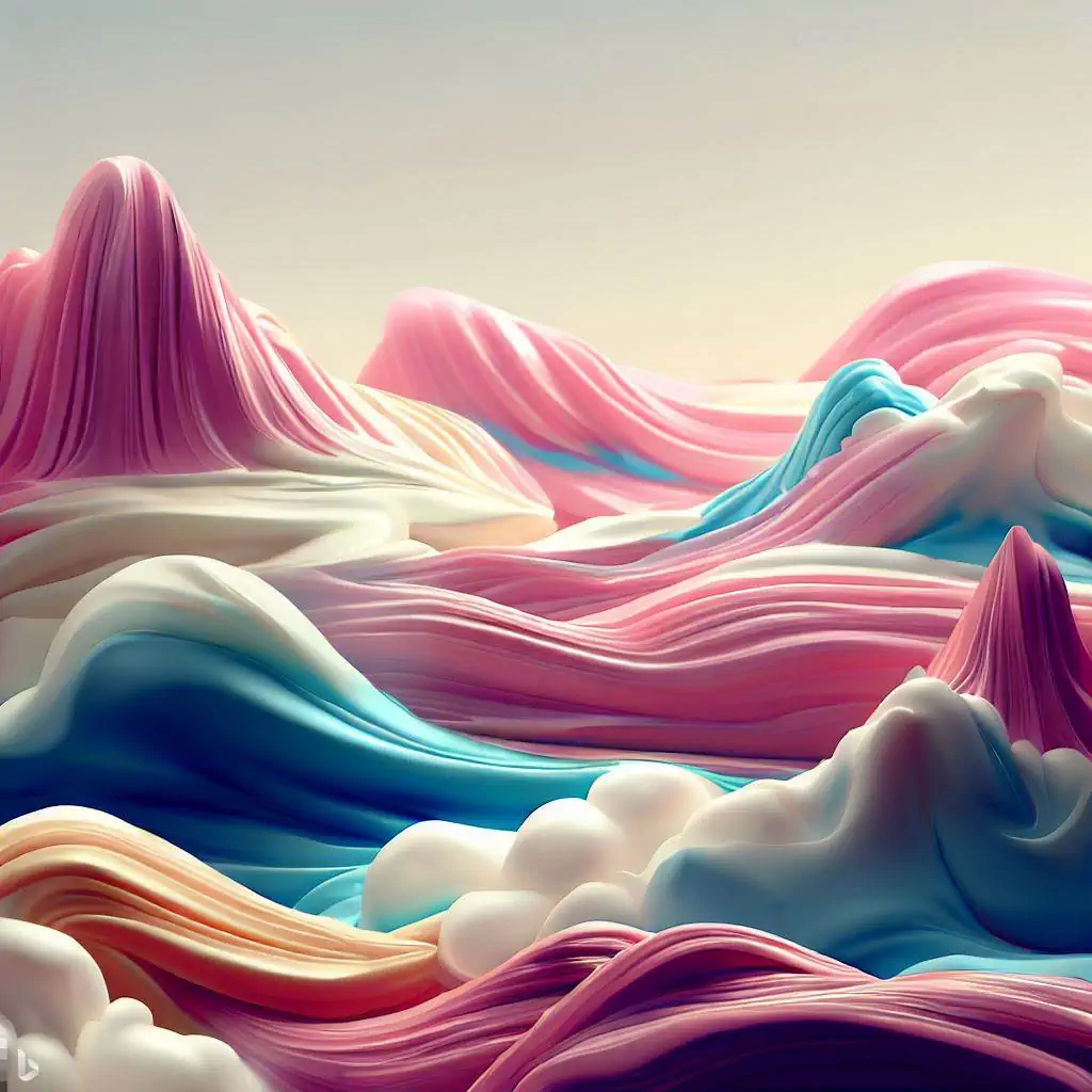 Mountains of spaghetti, rivers of milk, clouds of candy