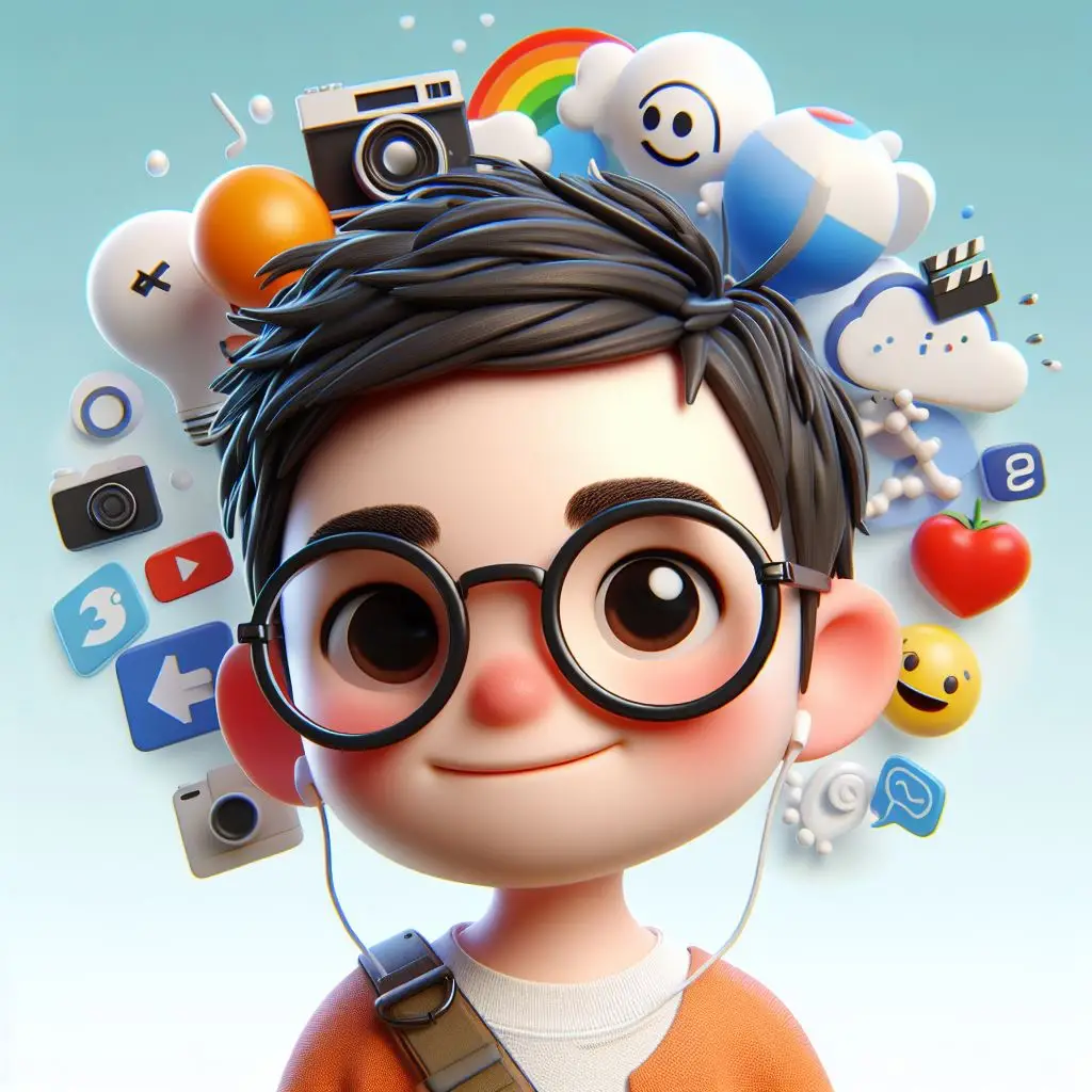 3D style default avatar, no facial features, cute when activated